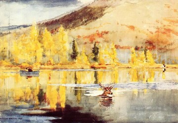 An October Day Winslow Homer watercolour Oil Paintings